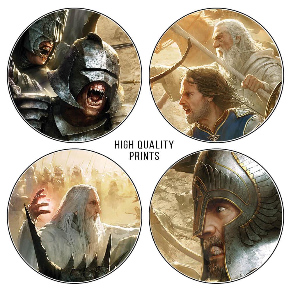 Lord of The Rings Battle of Middle Earth Wall Art Poster