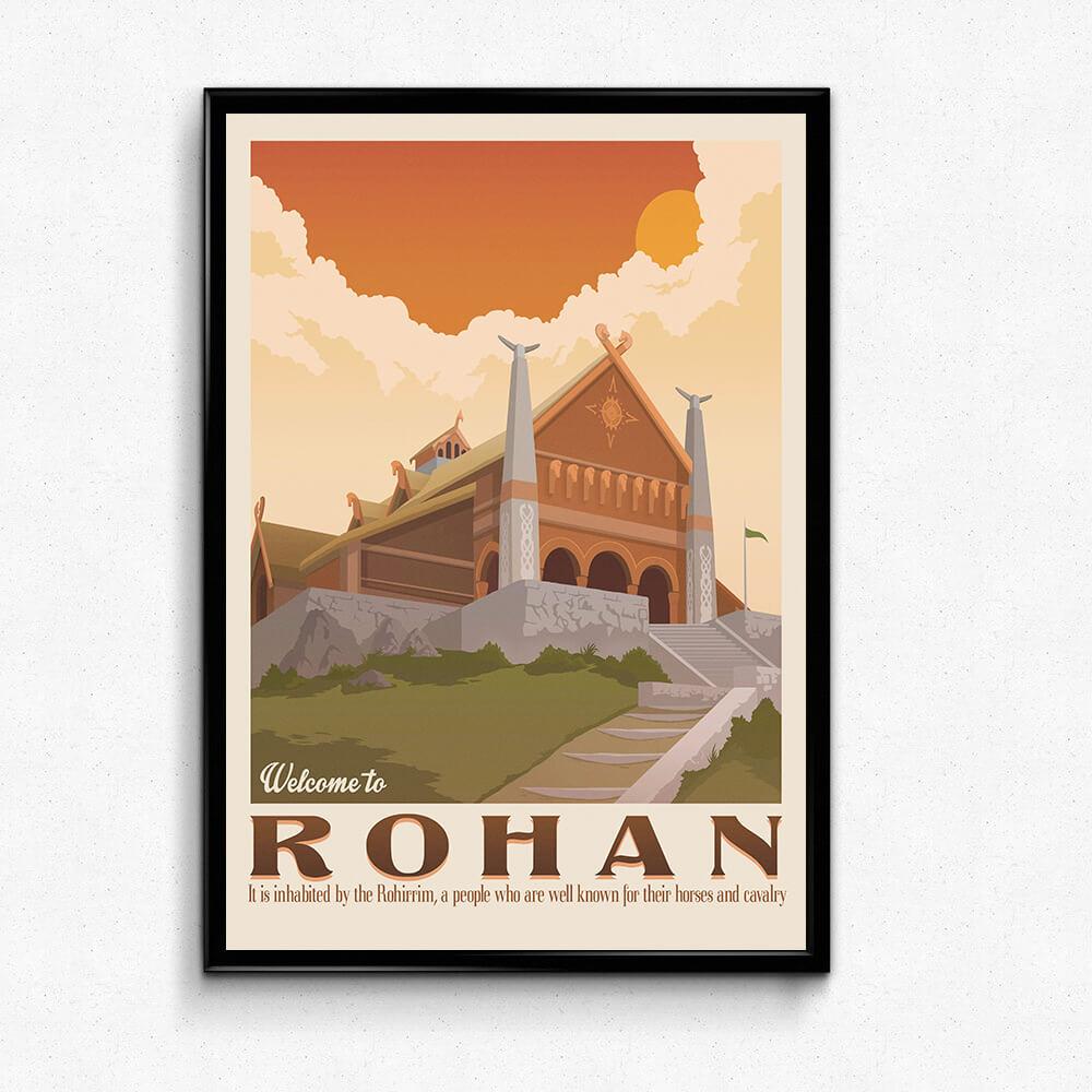 Lord of The Rings Middle Earth Landscapes Wall Art Posters