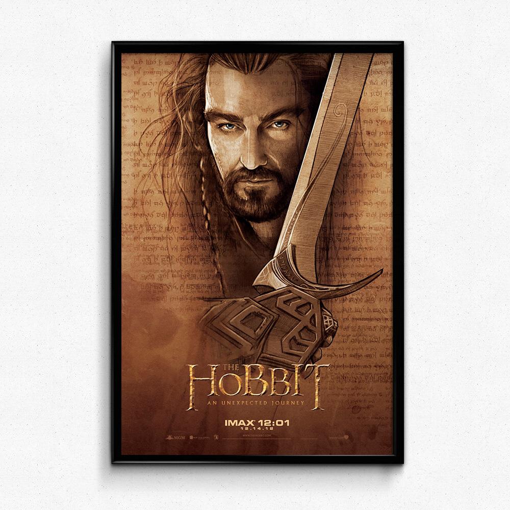 Hobbit Unexpected Journey Sketch Art Wall Posters 02
