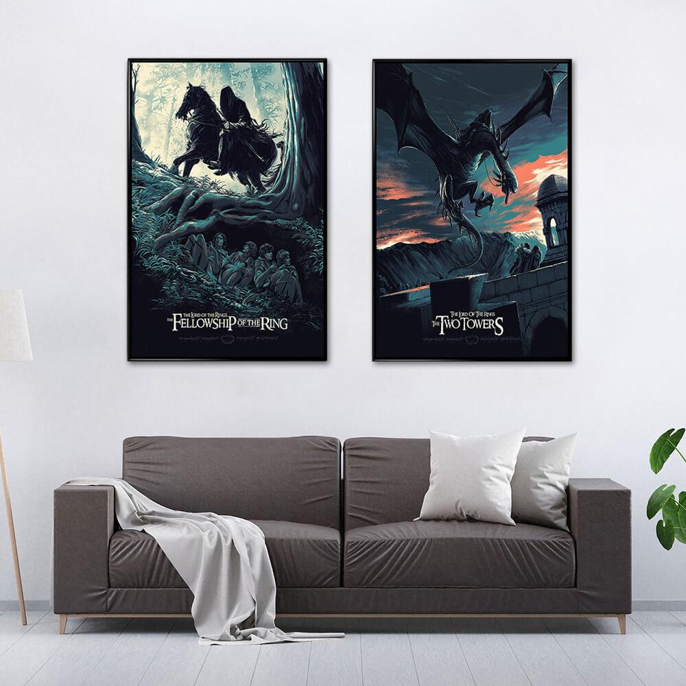 Lord of The Rings Trilogy Fantasy Wall Art Posters