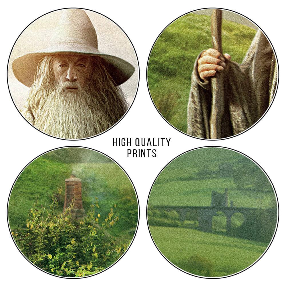 Lord of The Rings Hobbit Gandalf At Shire Wall Art Poster