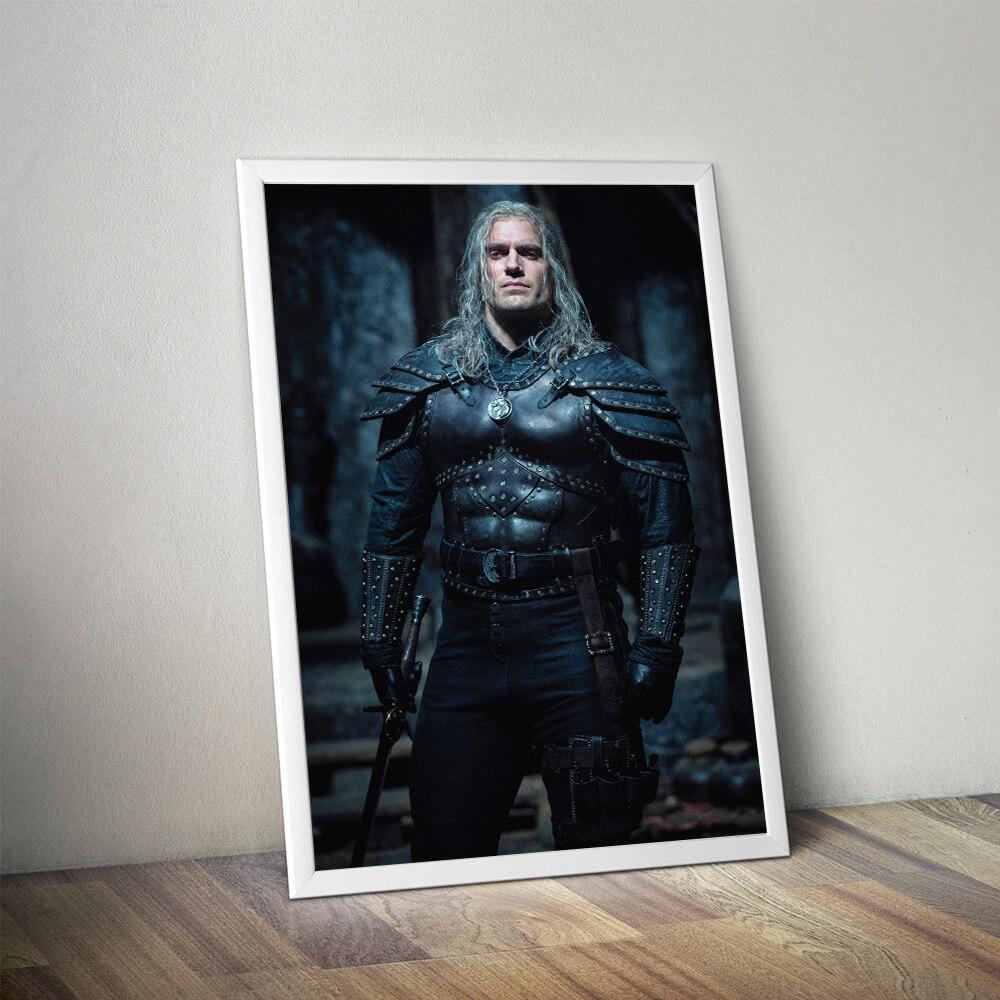 Witcher Season 2 Henry Cavill Geralt of Rivia Armor Wall Art Poster