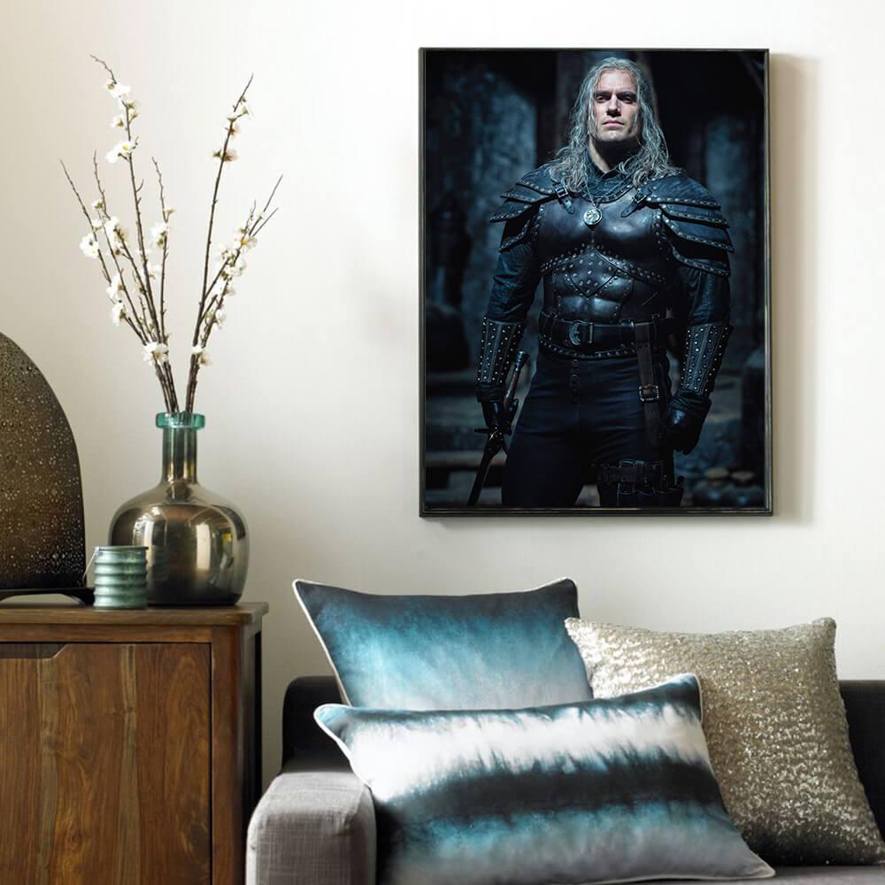 Witcher Season 2 Henry Cavill Geralt of Rivia Armor Wall Art Poster