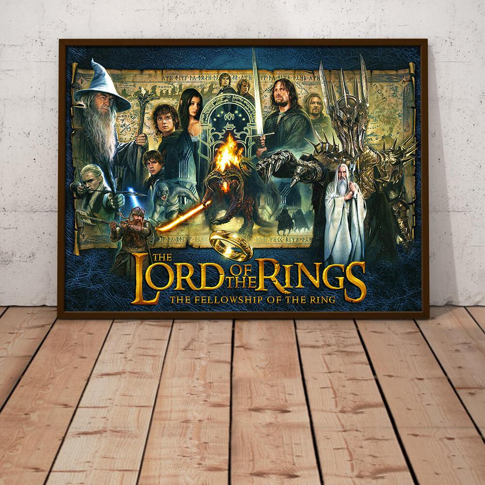 Lord of The Rings Trilogy Fantasy Home Decor Wall Art Posters