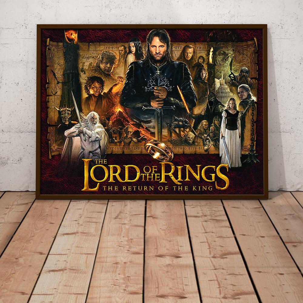 Lord of The Rings Trilogy Fantasy Home Decor Wall Art Posters
