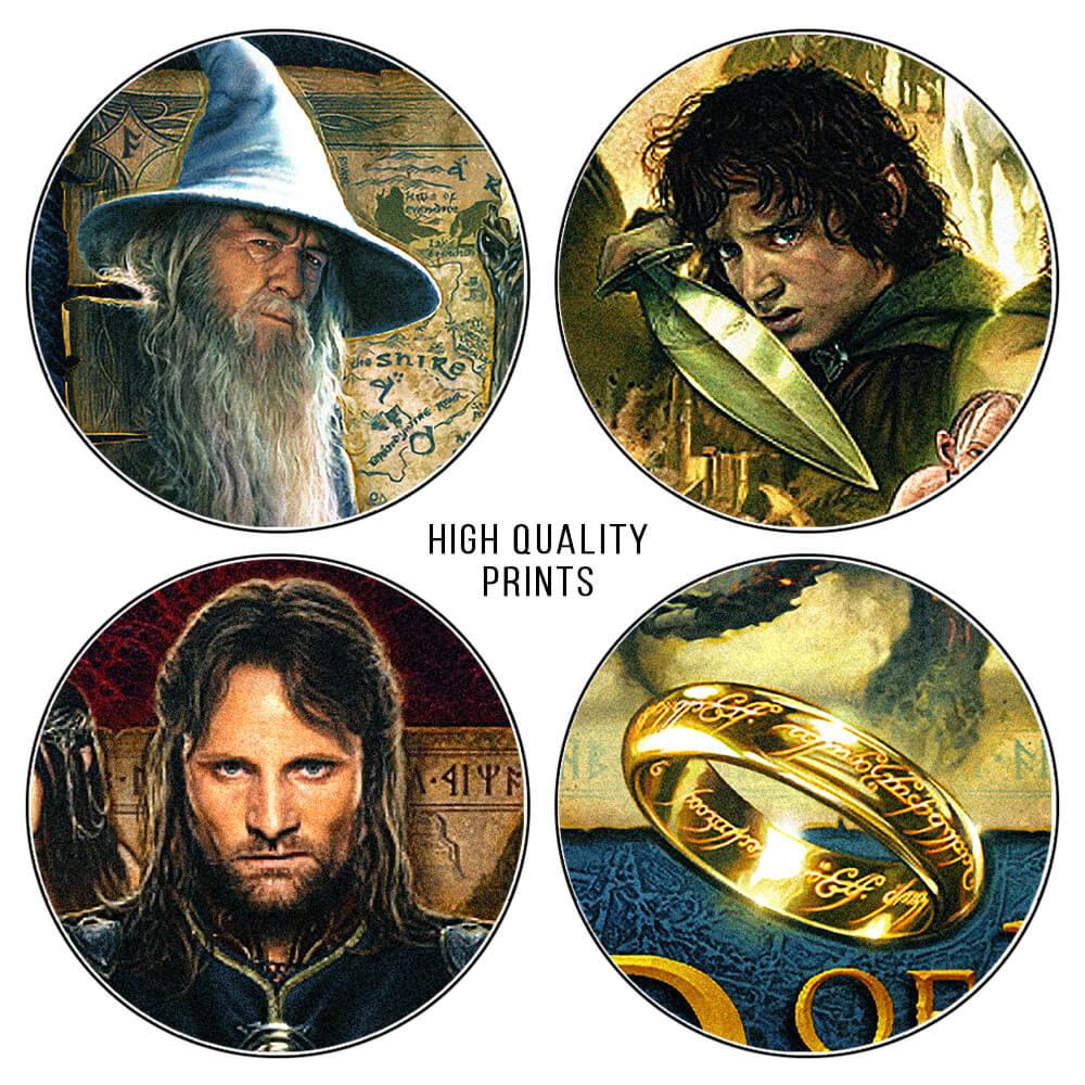 Lord of The Rings Trilogy Fantasy Home Decor Wall Art Posters