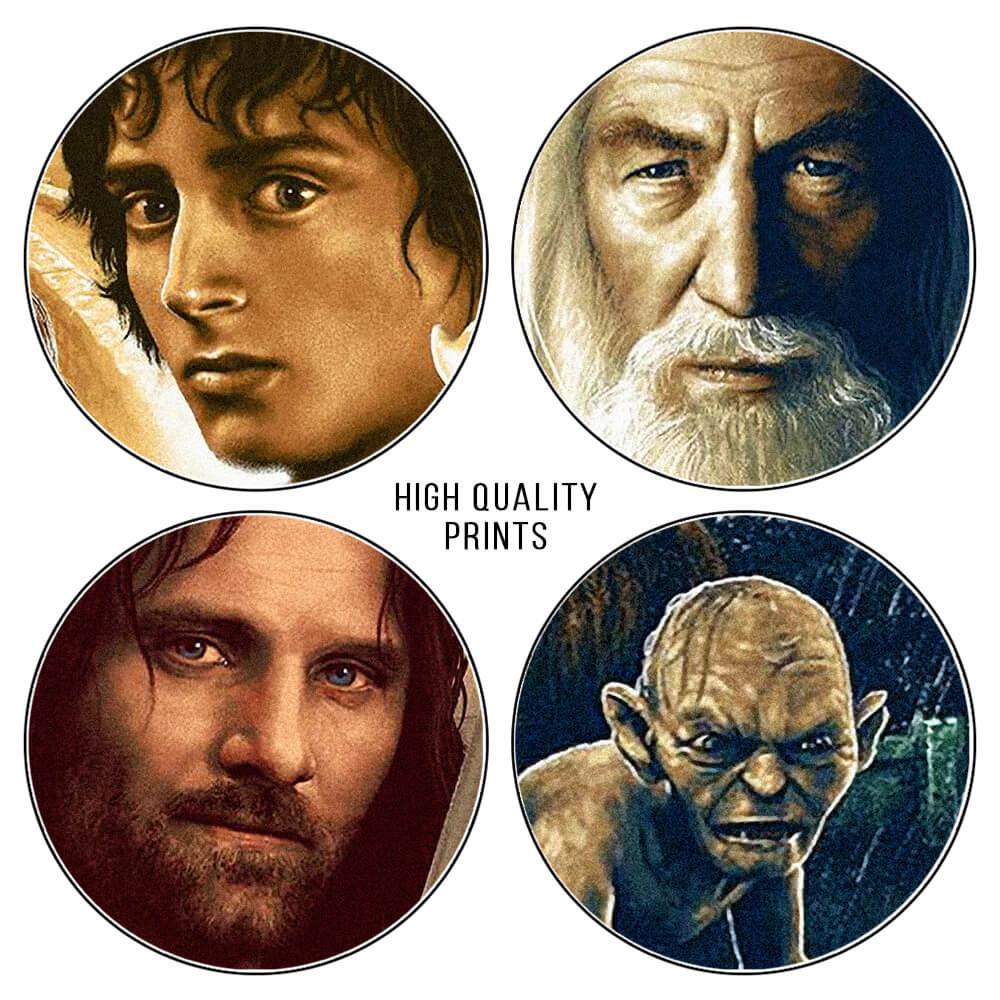Lord of The Rings Vintage Fantasy Trilogy Wall Art Posters