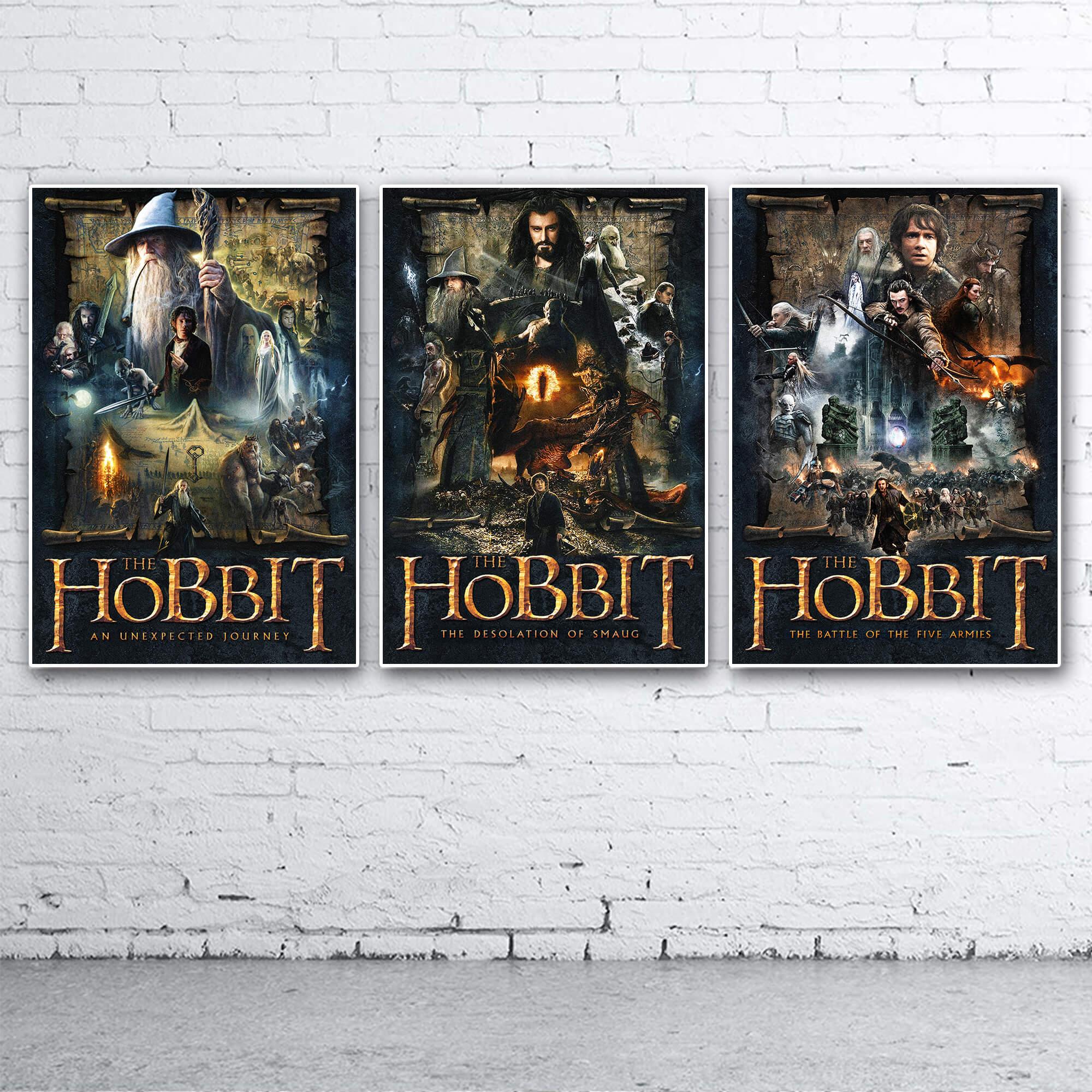 The Hobbit Epic Trilogy Wall Art Posters