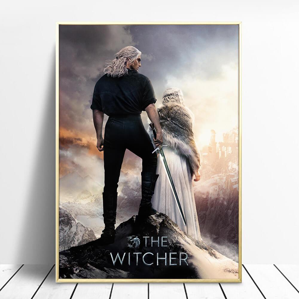 Witcher Season 2 Geralt of Rivia Ciri of Cintra Wall Art Poster