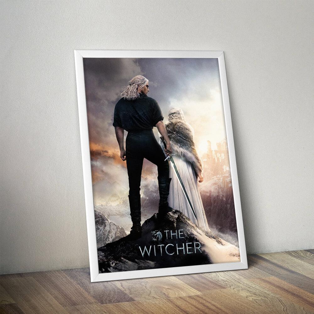 Witcher Season 2 Geralt of Rivia Ciri of Cintra Wall Art Poster