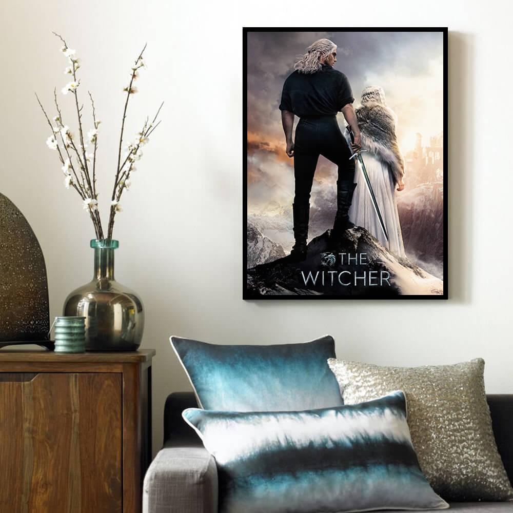 Witcher Season 2 Geralt of Rivia Ciri of Cintra Wall Art Poster