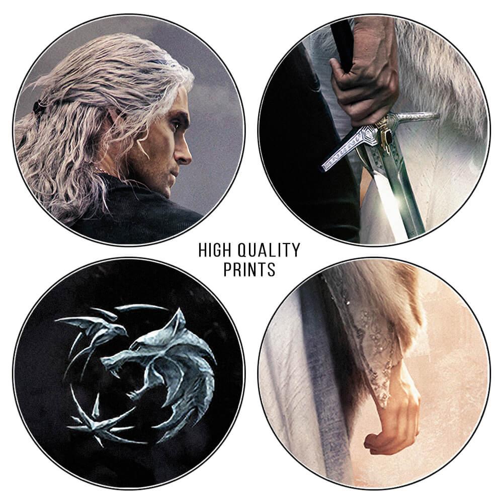 Witcher Season 2 Geralt of Rivia Ciri of Cintra Wall Art Poster